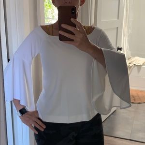 Banana Republic bell arm blouse